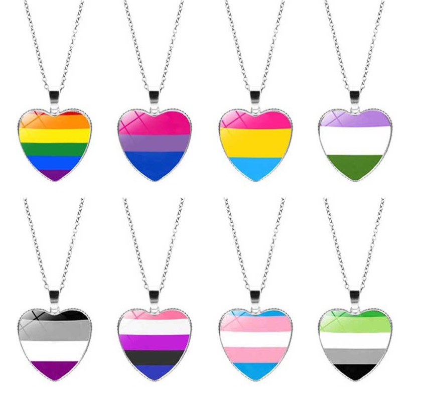 LGBTQ+ Pride Enamel Necklaces